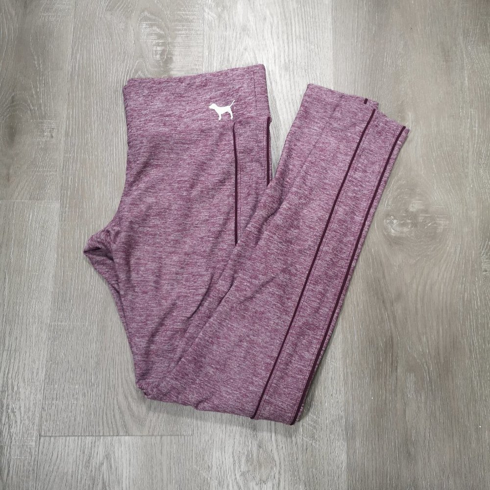Pink Yoga Victoria's Secret Ladies Size Small Rose Color Ankle Length Leggings